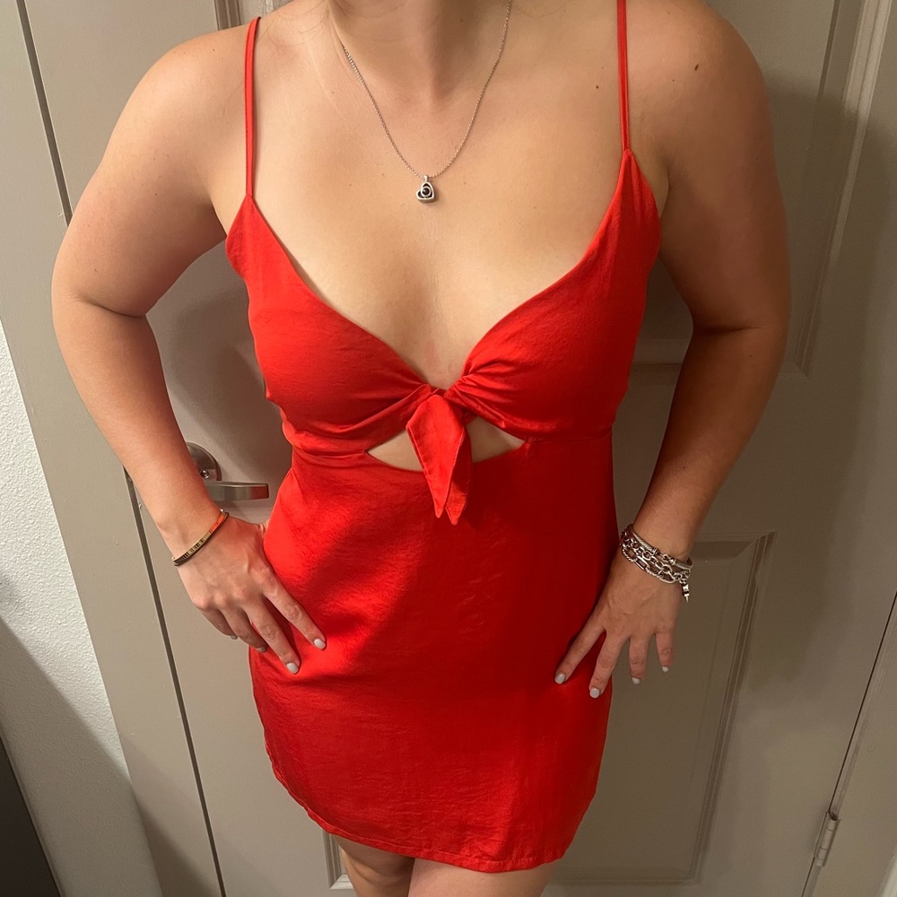 Urban Outfitters red dress